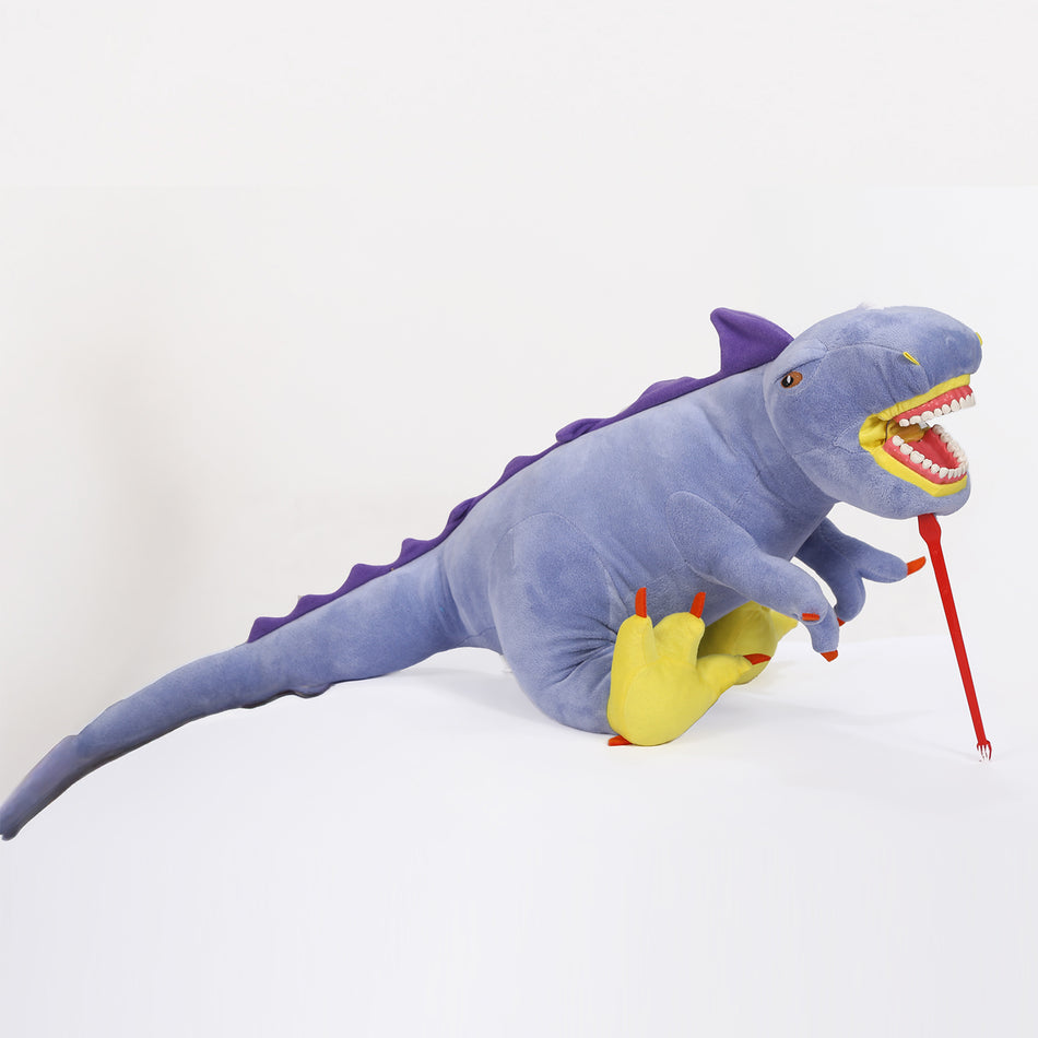 Purple Big Dino Tooth Brush Teaching Model