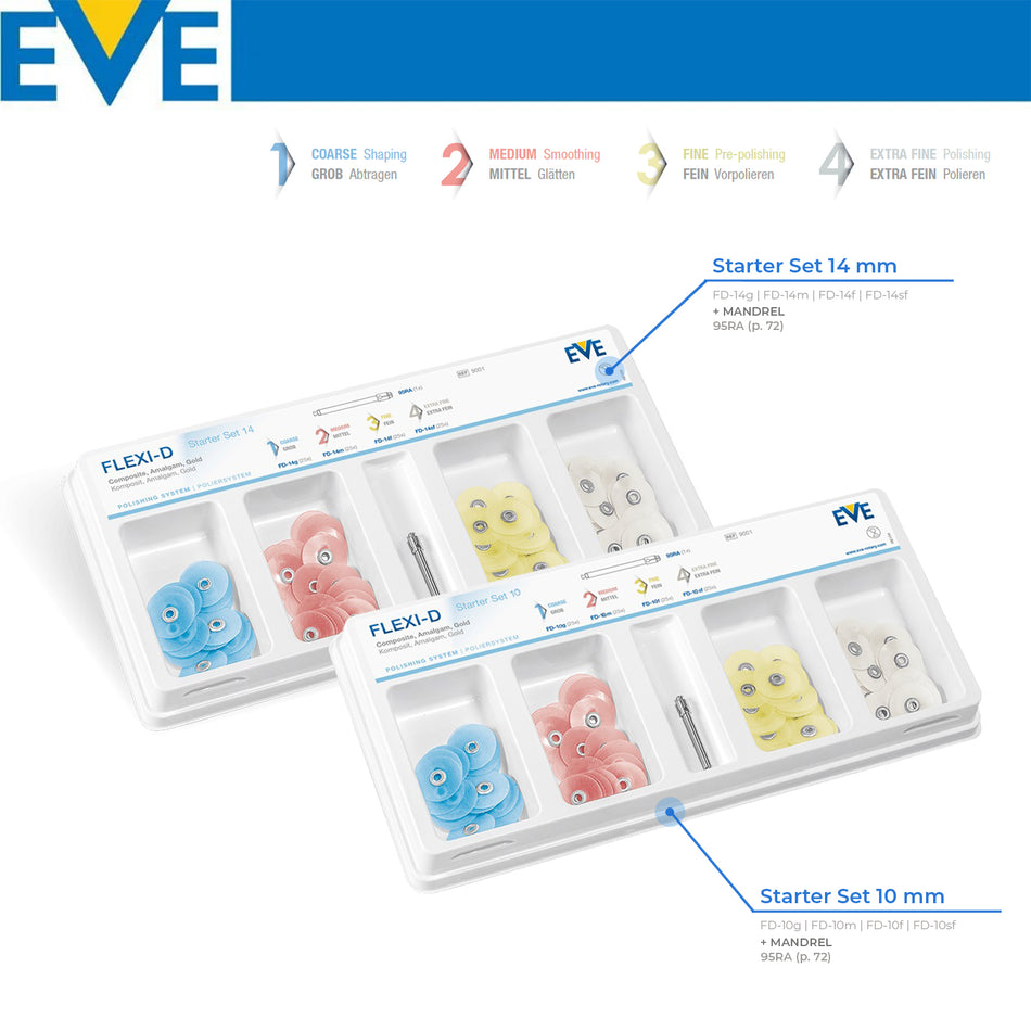 DentrealStore - Eve Technik Flexi-D Combi Composite Finishing Polish and Sanding Kit