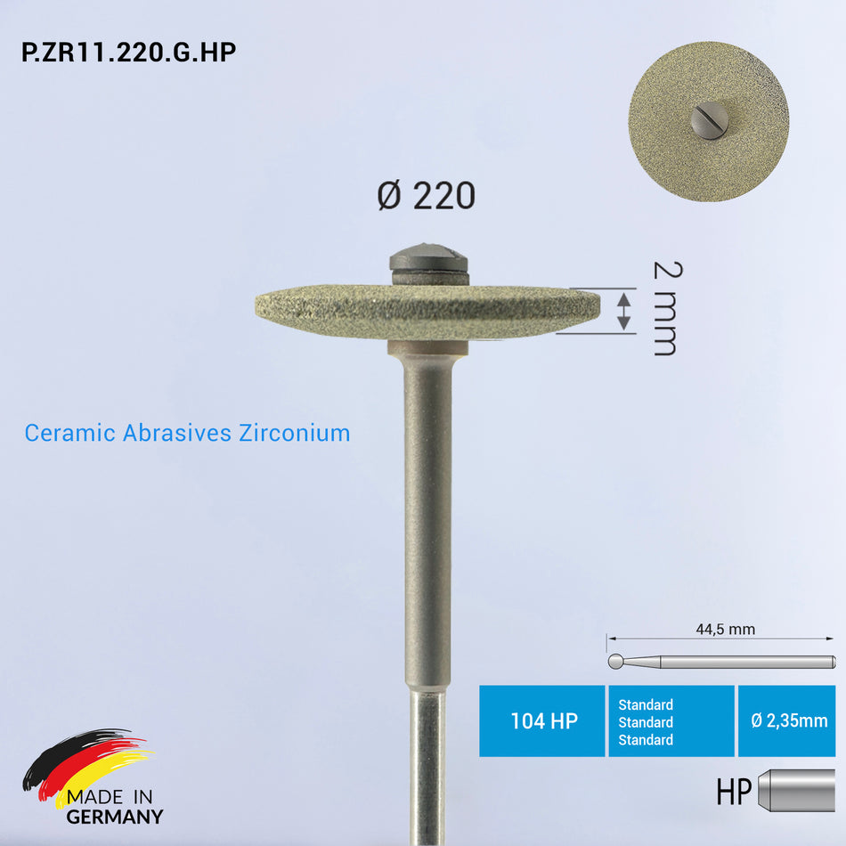 Tondeuse abrasive en céramique et zirconium ZR11