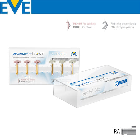 DentrealStore - Eve Technik Diacomp Plus Twist Composite Polishing Disc Kit - RA343