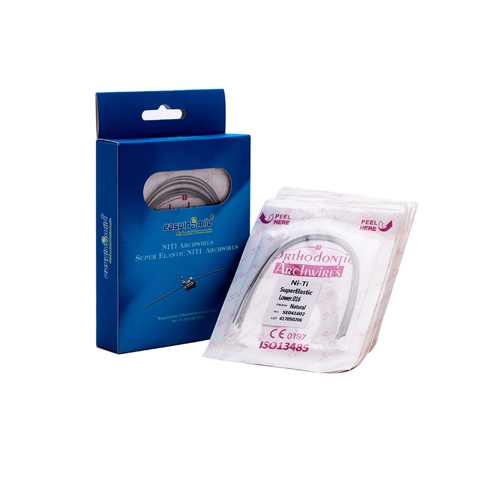 DentrealStore - EasyinSimile Super Elastic Niti Orthodontic Wire - Round