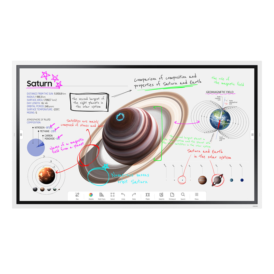 Samsung WM65B - FLIP PRO'' Interactive Screen - Touch Smart Board