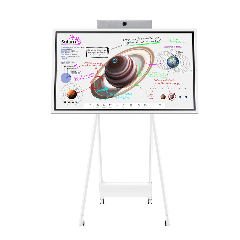 Samsung WM55R - All-in-One Digital Flipchart for Business - Touch Smart Screen & board