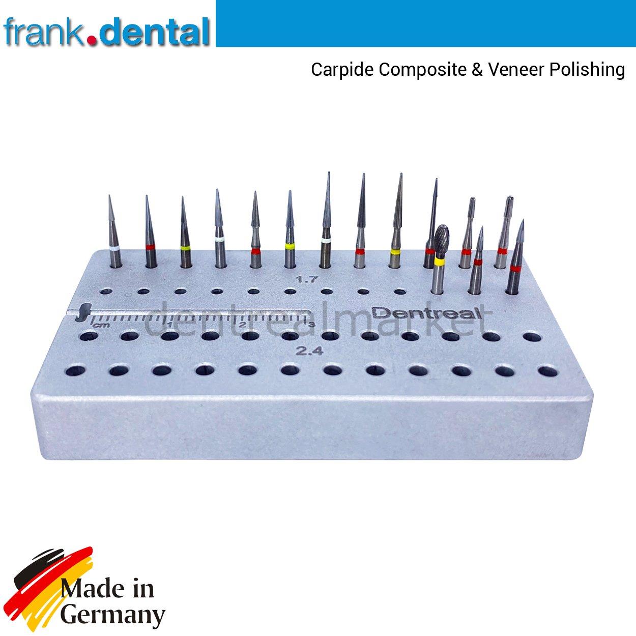 Frank Dental - Carpide Composite and Veneer Polishing Bur Set