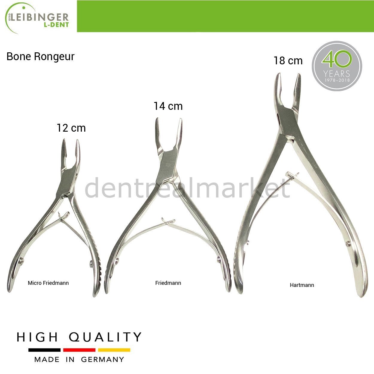 Leibinger - Friedmann Bone Rongeur Set - Surgery Bone Rongeur Set