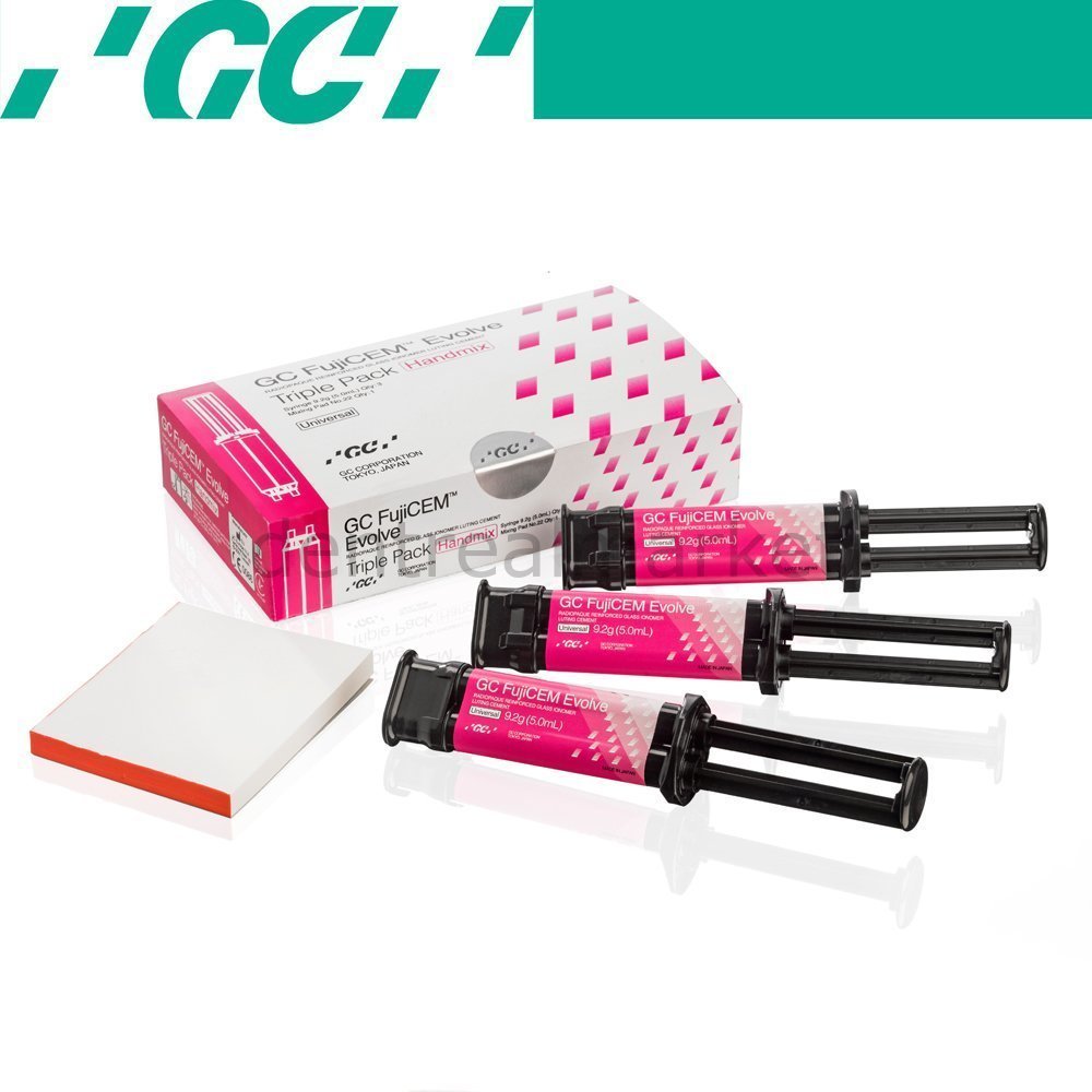 Gc Dental - Fujicem Evolve Handmix Cement Triple Pack - resin - modified glass ionomer luting cement