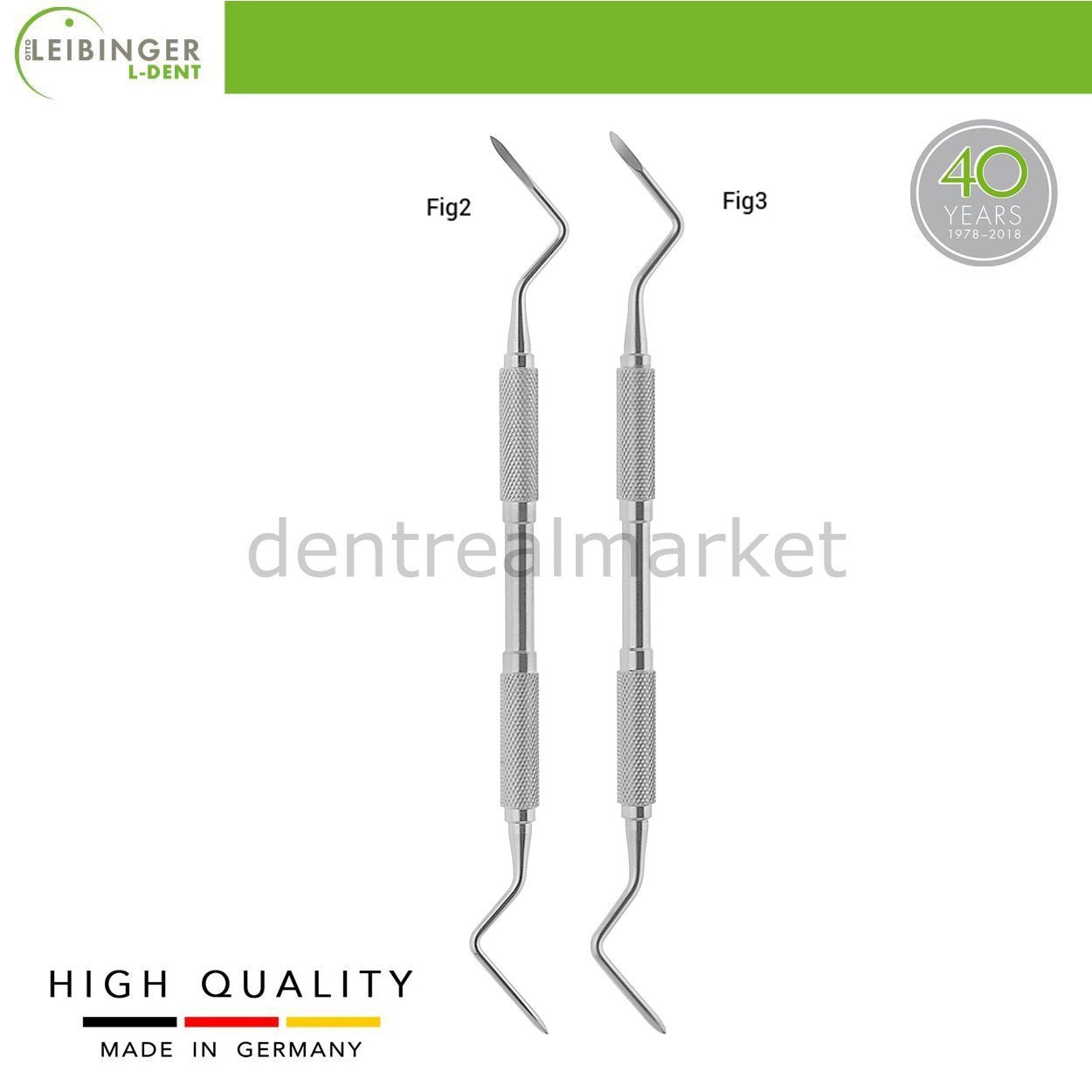 Leibinger - Heidbrink Root Elevator - Set