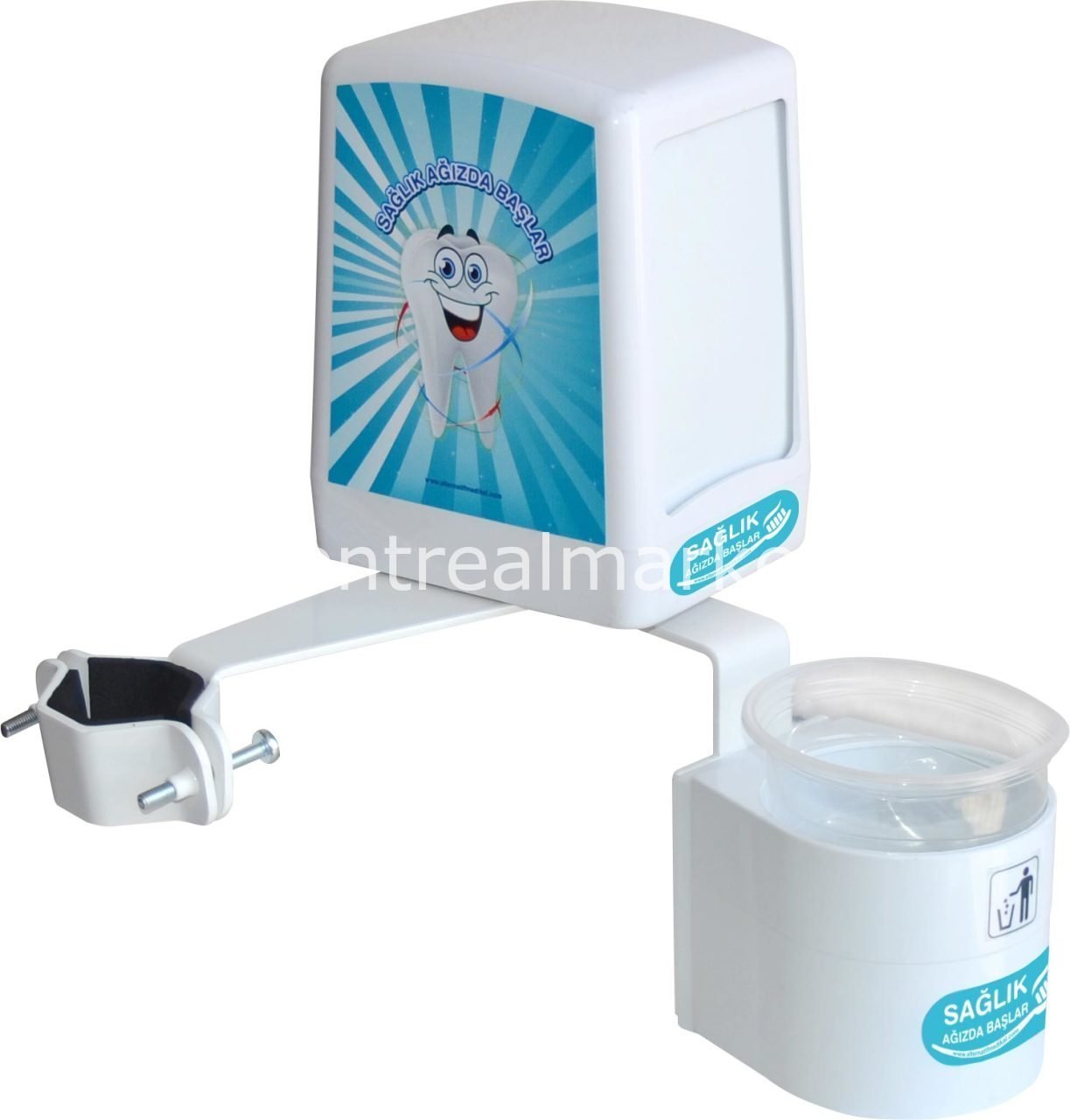 DentrealStore - Dentkonsept Napkin holder and trash bin for the unit