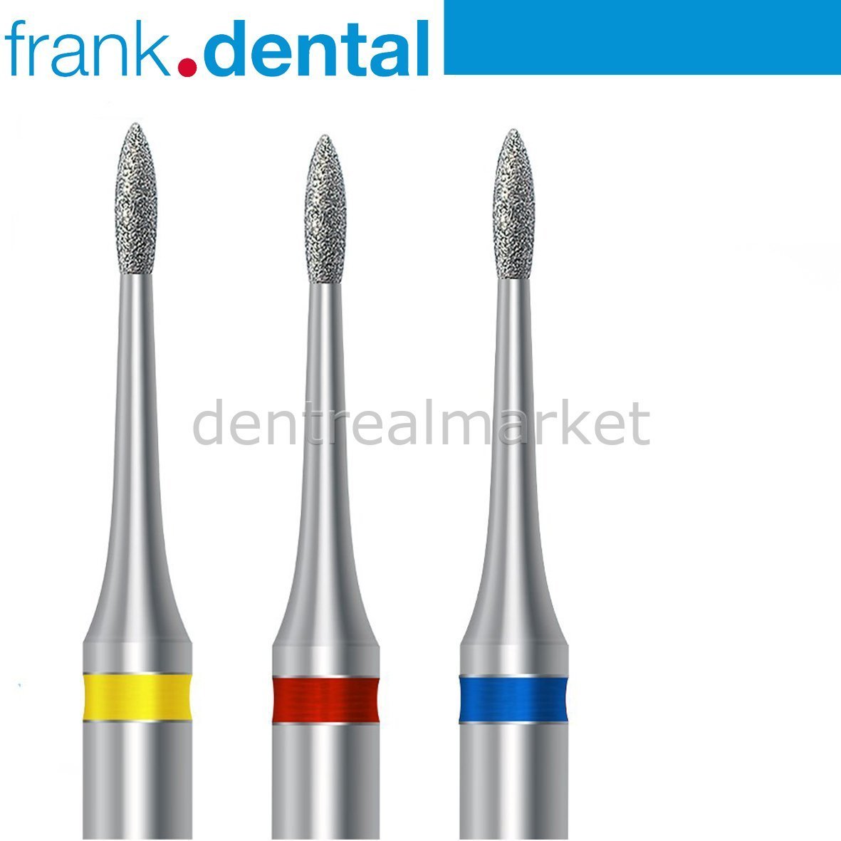 Frank Dental - Natural Diamond Perio Bur - Periodontal Bur 832 - For Contra - angel 1pcs