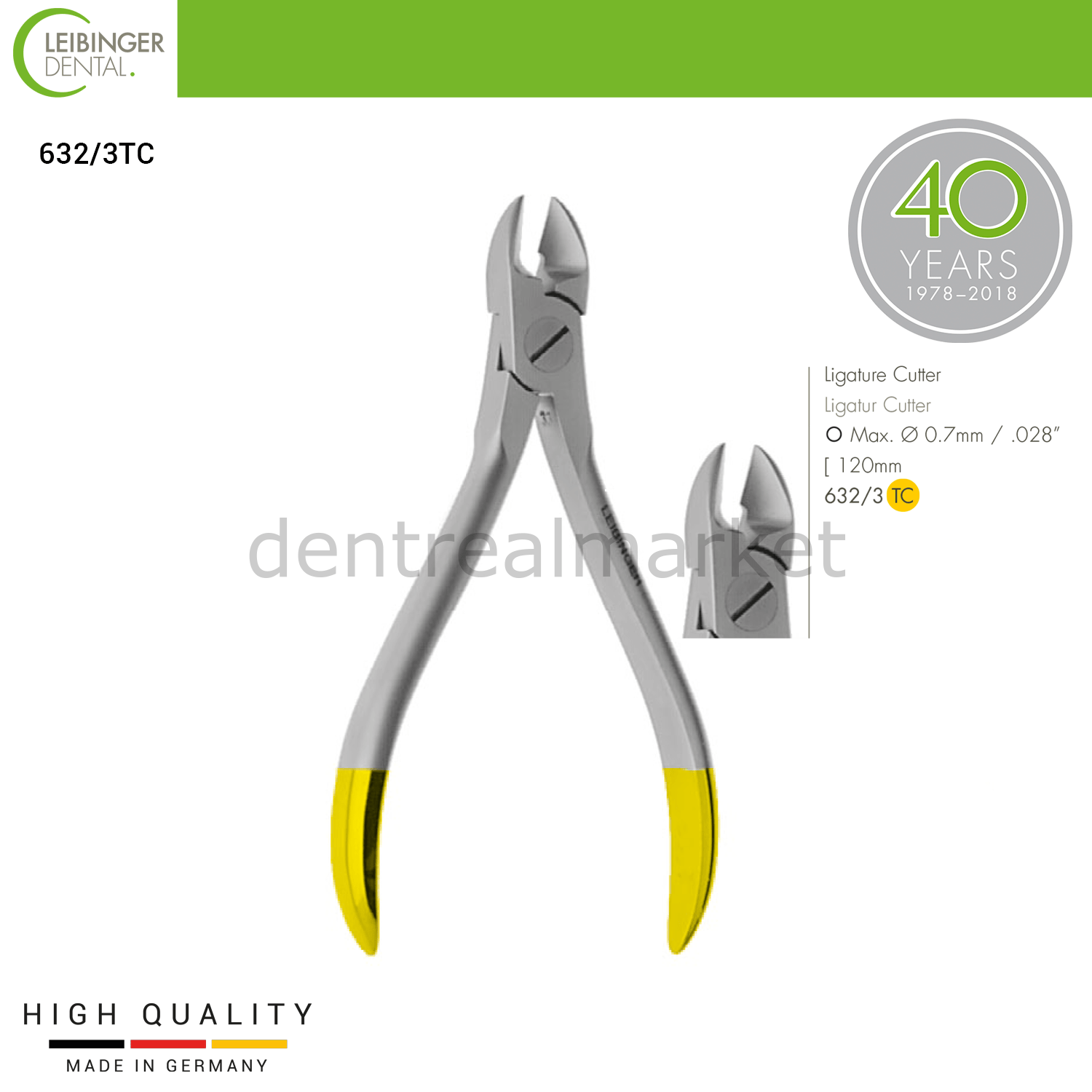 Leibinger - Orthodontic Ligature Cutter Tc - 120mm