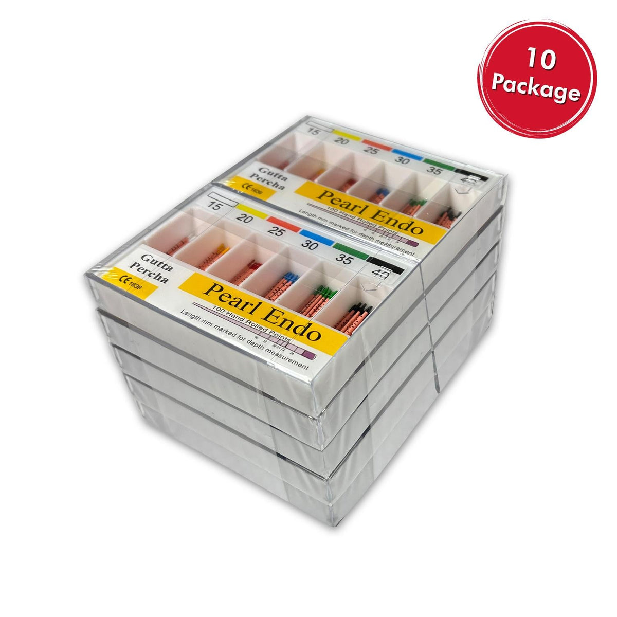 Dentreal - Pearl Endo Gutta Percha Assortment No:15/40 10 Package