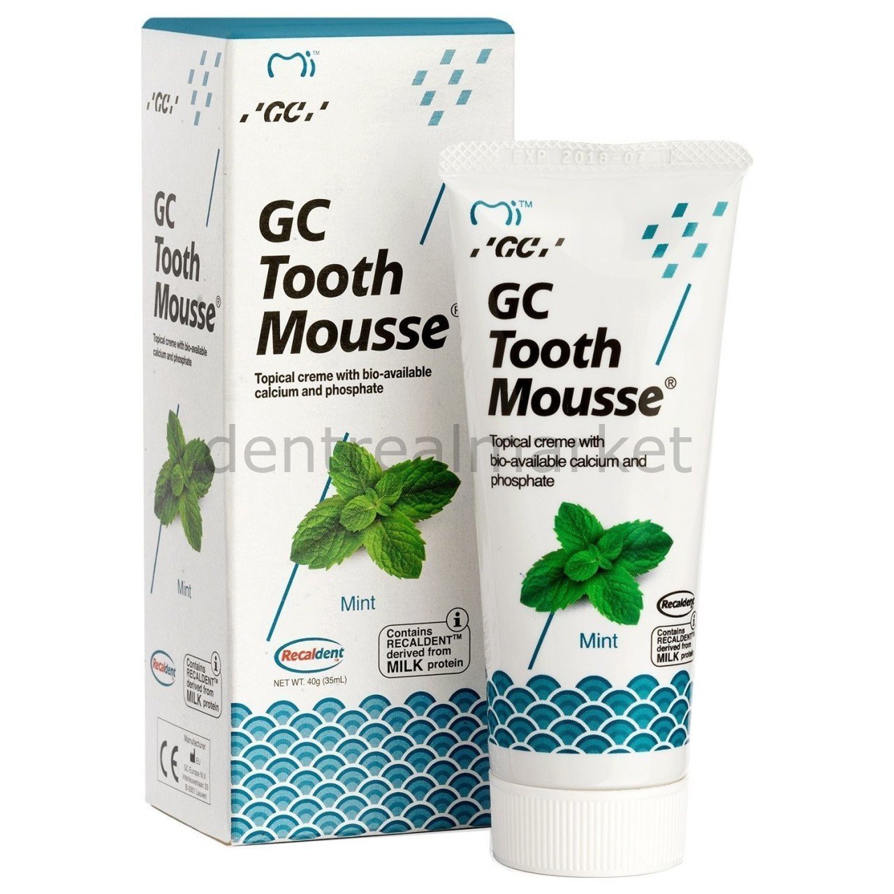 Gc Dental - Tooth Mousse Topical Cream 40 g - With Mint