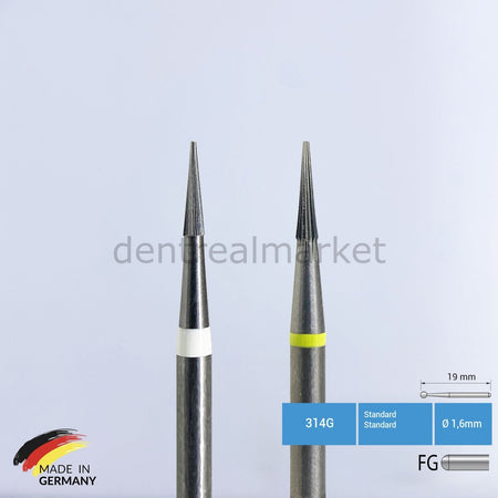 Frank Dental - Tungsten Carbide Finishing & Polishing Dental Bur - C133 - 1 pcs