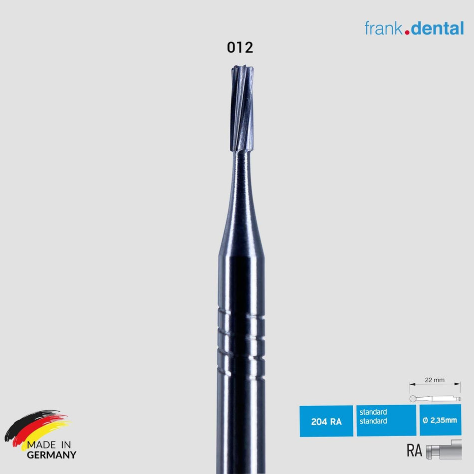 Frank Dental - Tungsten Carpide Bur - C.21RA - for Contra - Angle - 5 Piece