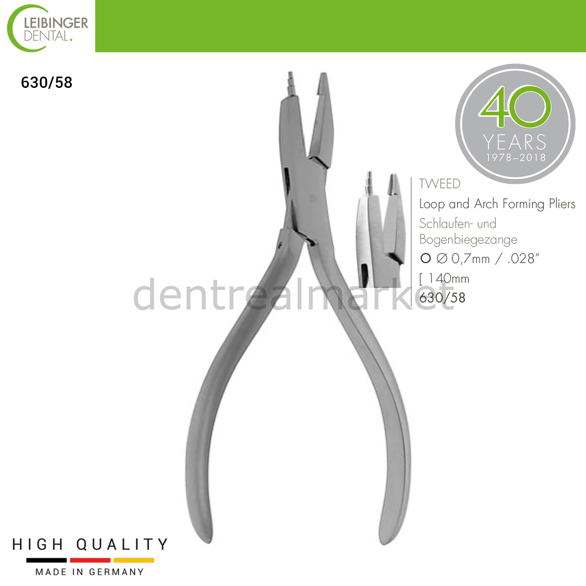 Leibinger - Tweed Loop And Arch Forming Pliers - 140 mm