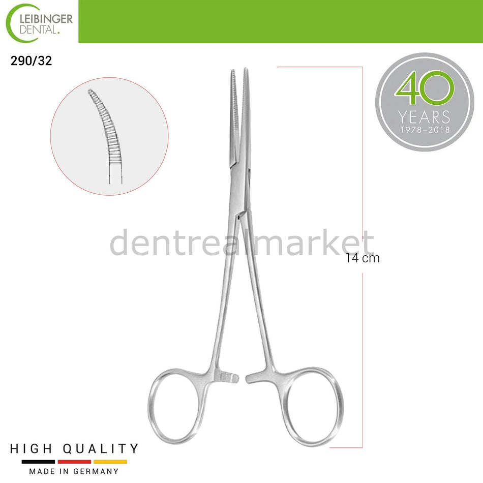 DentrealStore - Leibinger Kelly Hemostatic Forceps Curve