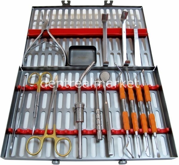 DentrealStore - Dentkonsept Surgical Instrument Set 16 Pcs