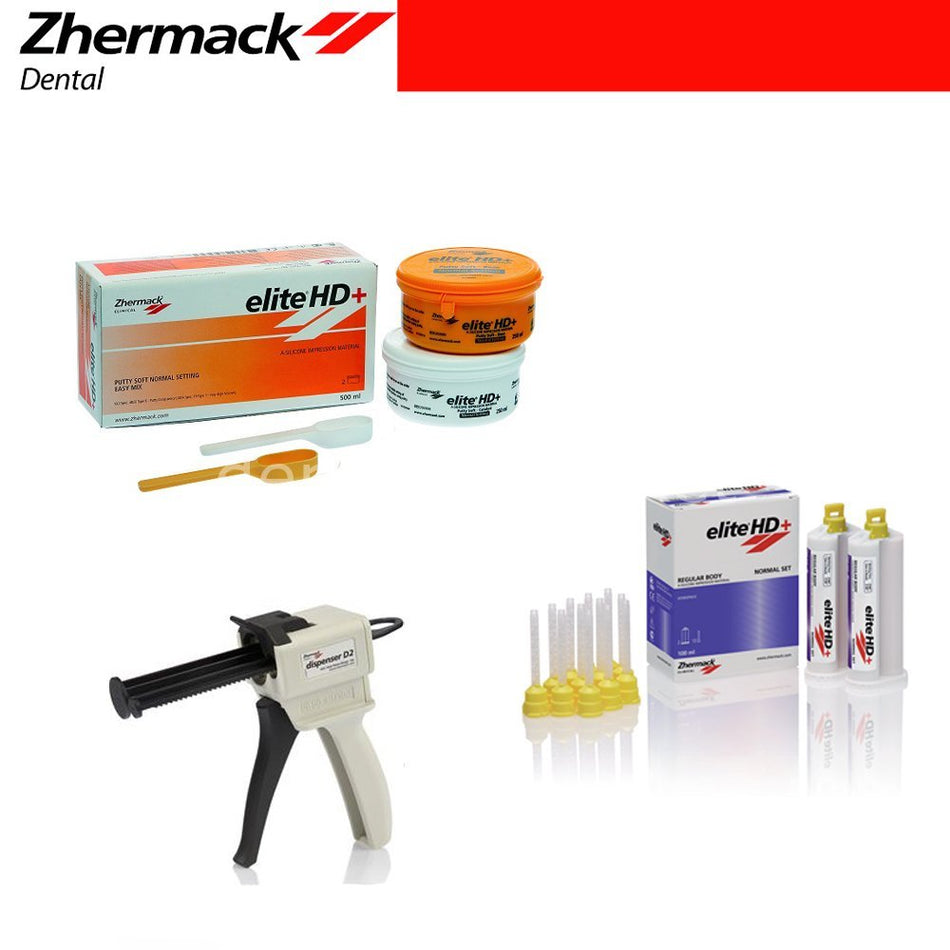 DentrealStore - Zhermack Elite HD+ A Silicone Impression Tool + Gun