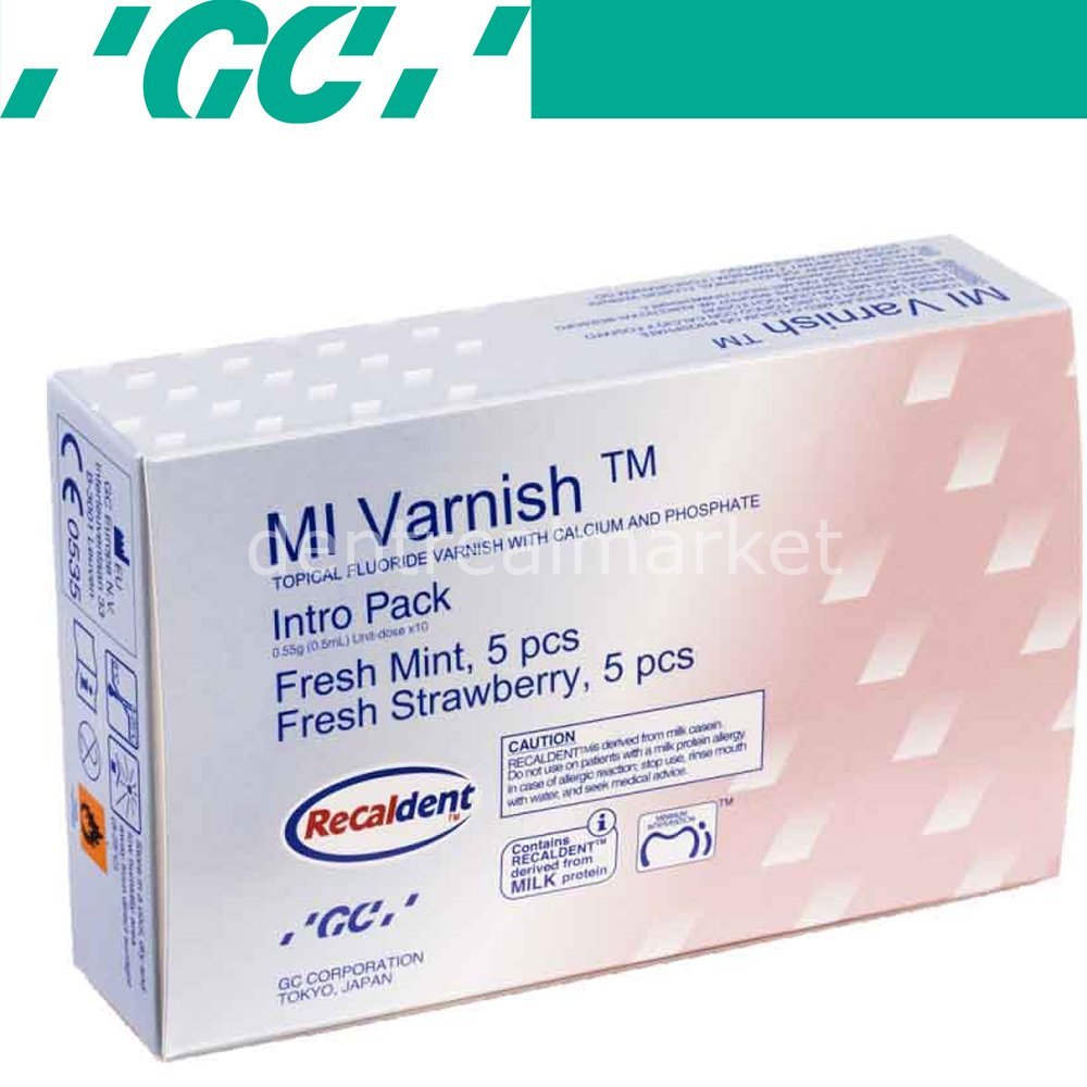 DentrealStore - Gc Dental Mi Varnish Flor Varnish - 10 Pcs