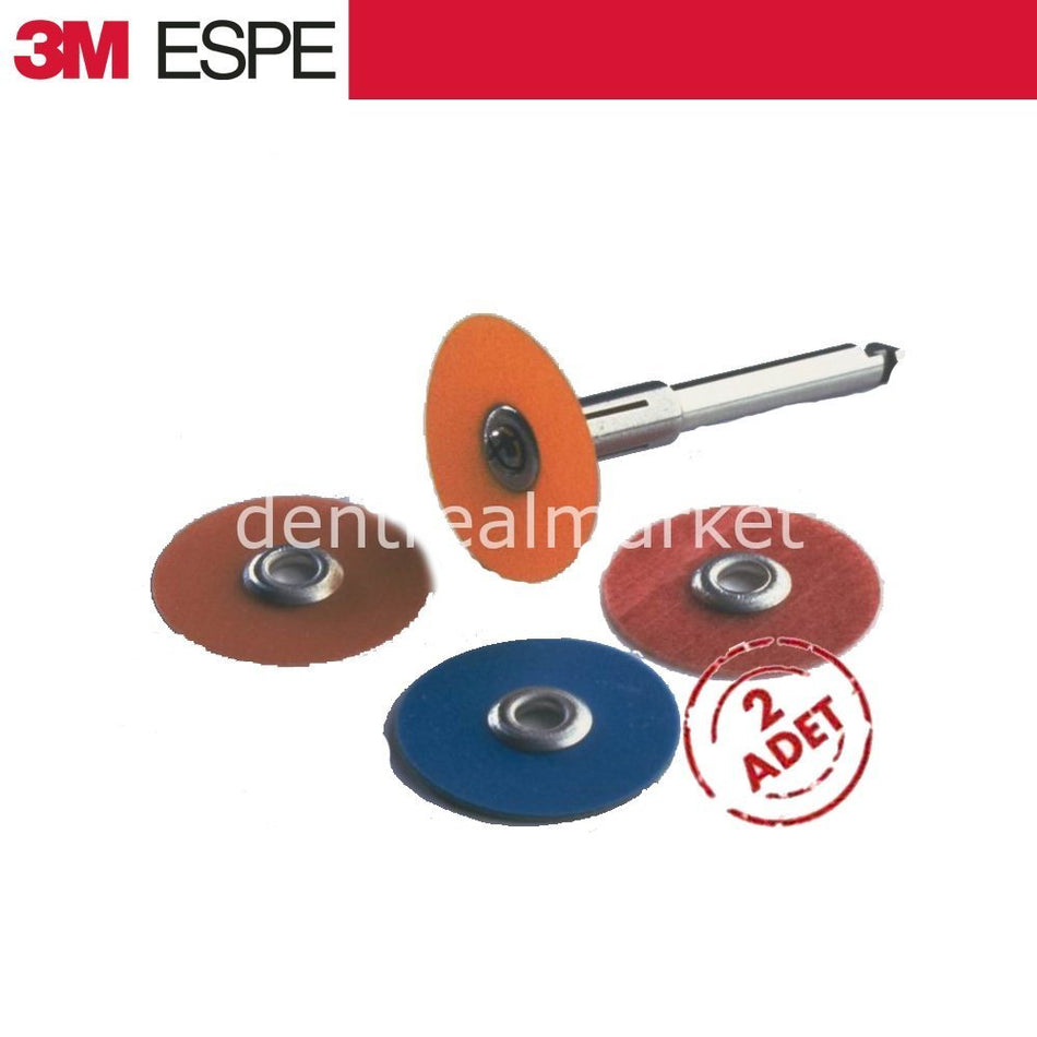 DentrealStore - 3M Soflex Disc Mandren Refill - 2 Pcs