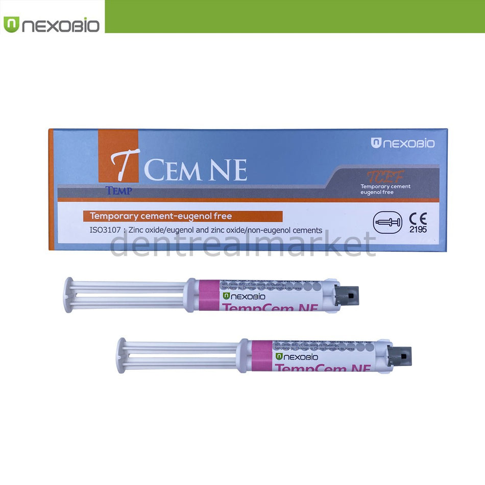 DentrealStore - Nexobio T-Cem NE Temporary Cement Automix - 2*10ml