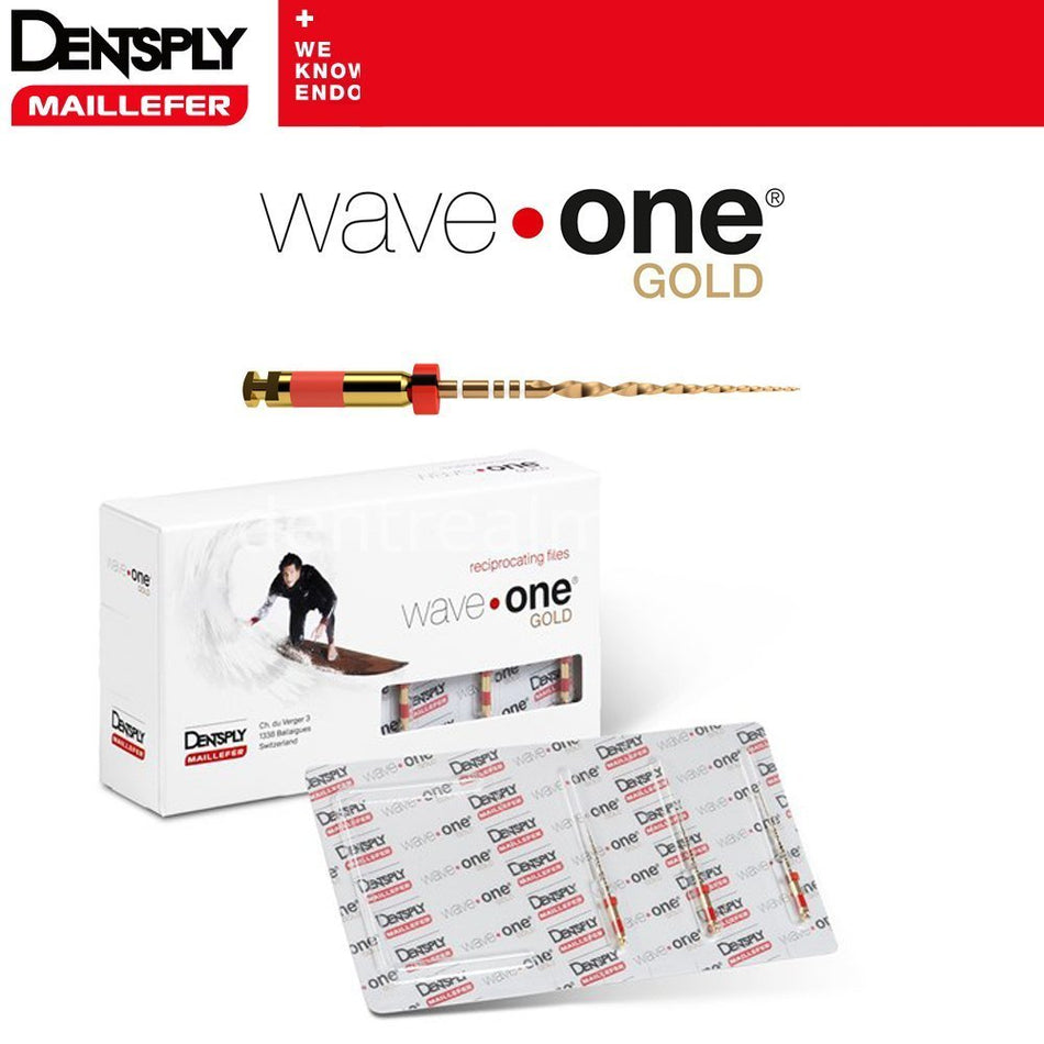 DentrealStore - Dentsply-Sirona Wave One Gold Reciproc Canal Files